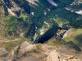 L'H&ocirc;tellerie du Cirque et de la Cascade depuis le Marbor&eacute; 3248m