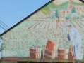 L'image de la vigne sur le pignond'une maison