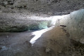 L'int&eacute;rieur d'une grotte