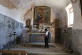 L'intérieur de la chapelle.