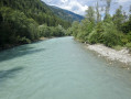 L'Isel, vue depuis le pont suspendu