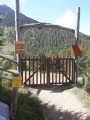 La barrière de l'alpage de Bramanette La barrière de l'alpage de Bramanette