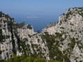 La brèche entre le plateau de Caltel Vieil et le belvédère d'En Vau