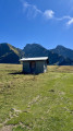 Le lac de Lessy depuis Cenise