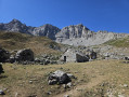 Cabane du Cap de la Baitch depuis le Refuge de l'Abèrouat