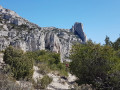 L'Aiguille Guillemin et la Grande Candelle au départ de Luminy