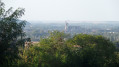 La Cathédrale de Sens vue du circuit de Rosoy