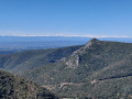 La chaine des Pyrénées derrière le Roc d'Agnel