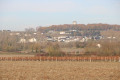 La colline boisée à l'Est de Sainte Lheurine