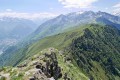 La crête dentelée qui a mené au sommet