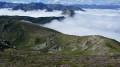 La crête, depuis le sommet du pic La crête, depuis le sommet du pic