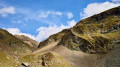 La crête du Rocher de l'Homme et le Col de Roche Noire