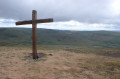 La croix au sommet du Mont Chamaroux