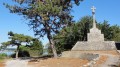La croix de la pointe du Trec'h sur l'ile aux Moines