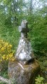 La croix de pierre sur la Voie romaine