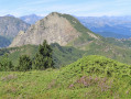 Le Pic de Tarbésou et l'Étang Noir depuis le Col de Pailhères