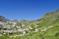 La descente depuis la Crête de La Lhasse