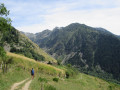 La descente en direction de Mérens