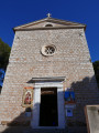 La façade de l'église