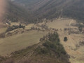 La ferme Arbez et l'arête sud depuis le sommet.