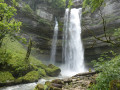 La grande cascade du Lançot après de fortes pluies