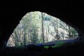 Le porche de la grotte du Treuil