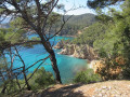 La magique eau vert-bleu depuis le sentier du littoral La magique eau vert-bleu depuis le sentier du littoral
