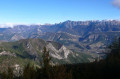 La Montagne de Glandasse et le Grand Veymont au sommet de la Montagne de Beaufayn