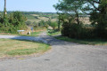 La montée au village