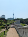 La namsan tower vu d'en bas