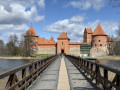 Le château de l'Île de Trakai, au bord du Lac Galvė