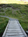 Passerelle sans rambardes