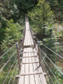 La passerelle sur la Daronne, près de Saint-Sorny