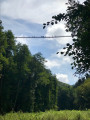 La passerelle vue d'en bas