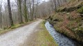 La piste le long de la Rigole