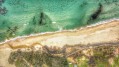 La plage de Cupabia vue plongeante