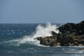 La pointe de la plage au Nord