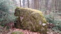 La roche des fées en hiver