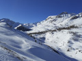 La route du col de Vars en contre-bas