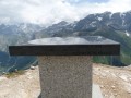 La table d'orientation du Petit Mont Blanc