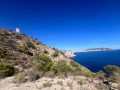 La tour de Aguil&oacute; depuis le GR