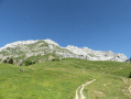 La Tournette &agrave; partir du Chalet de l'Aulp