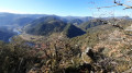 La Vallée de l'Eyrieux depuis les bélvédères de la boucle de Conjols