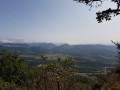 la vallée de la Gervanne vue des crêtes