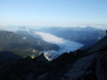 La vallée de Samoëns depuis la Cathédrale, au petit matin