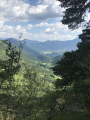 Col des Pellas et de Papavet depuis la Bâtie