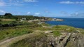 La vallée des Moulins, plage de la Mondrée et les deux ports à Fermanville La vallée des Moulins, plage de la Mondrée et les deux ports à Fermanville