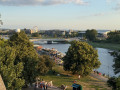 La Vistule depuis les remparts du Wawel