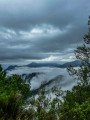 La vue à proximité du sommet