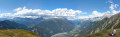 La vue du sommet du Mont Lachat